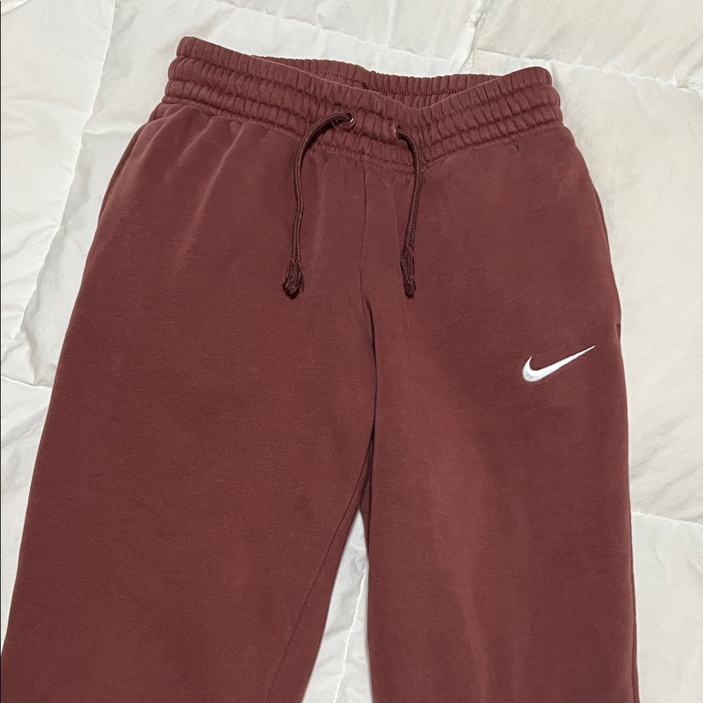 Nike Burgundy Sweatpants